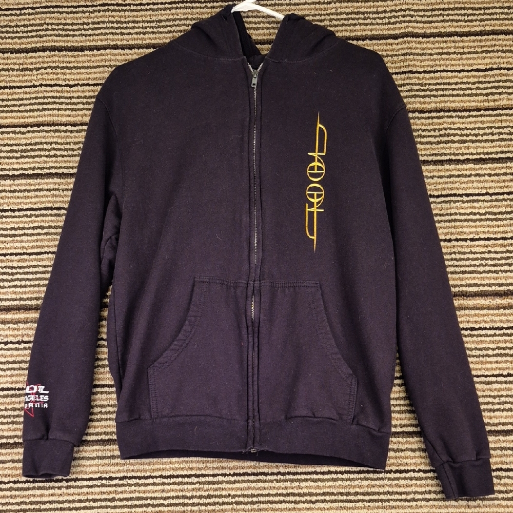 TOOL Rock Metal Band Tultex Mens Sz M Full Zip Streetwear Hoodie Sweatshirt RARE